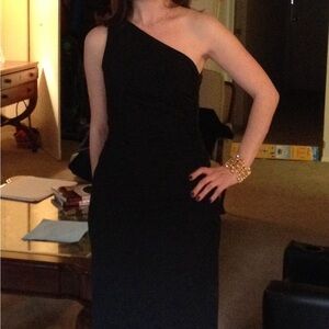 Laundry by Shelli Segal black evening gown, worn once, excellent condition